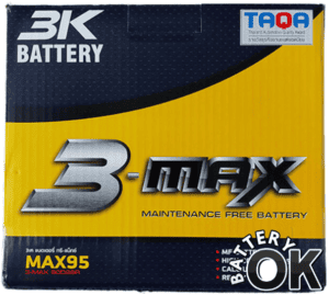 แบตเตอรี่ 3K MAX95