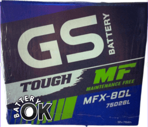 แบตเตอรี่ GS MFX80