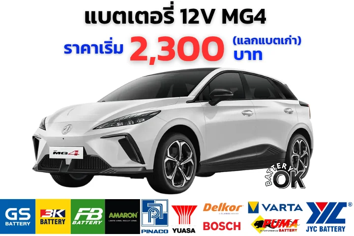 แบตเตอรี่ MG4 12V