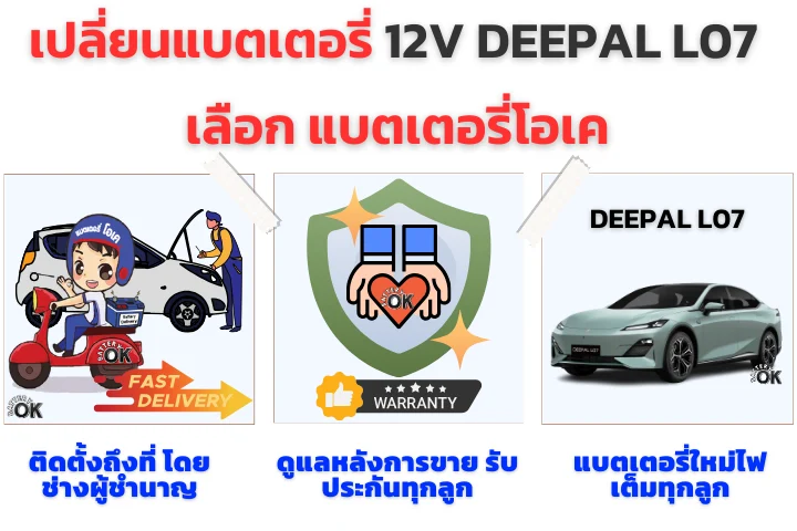 เปลี่ยนแบตเตอรี่ DEEPAL L07 ยี่ห้อไหนดี