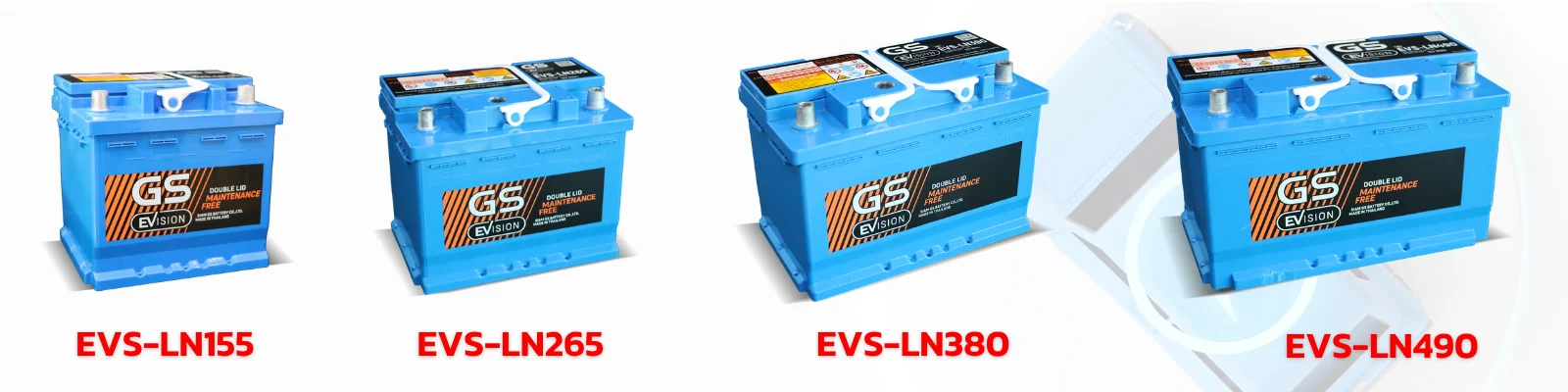 แบตเตอรี่ GS EVS